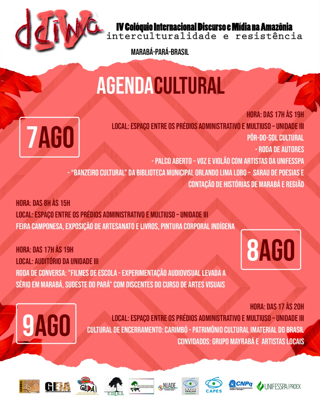 IV DCIMA AGENDA CULTURAL